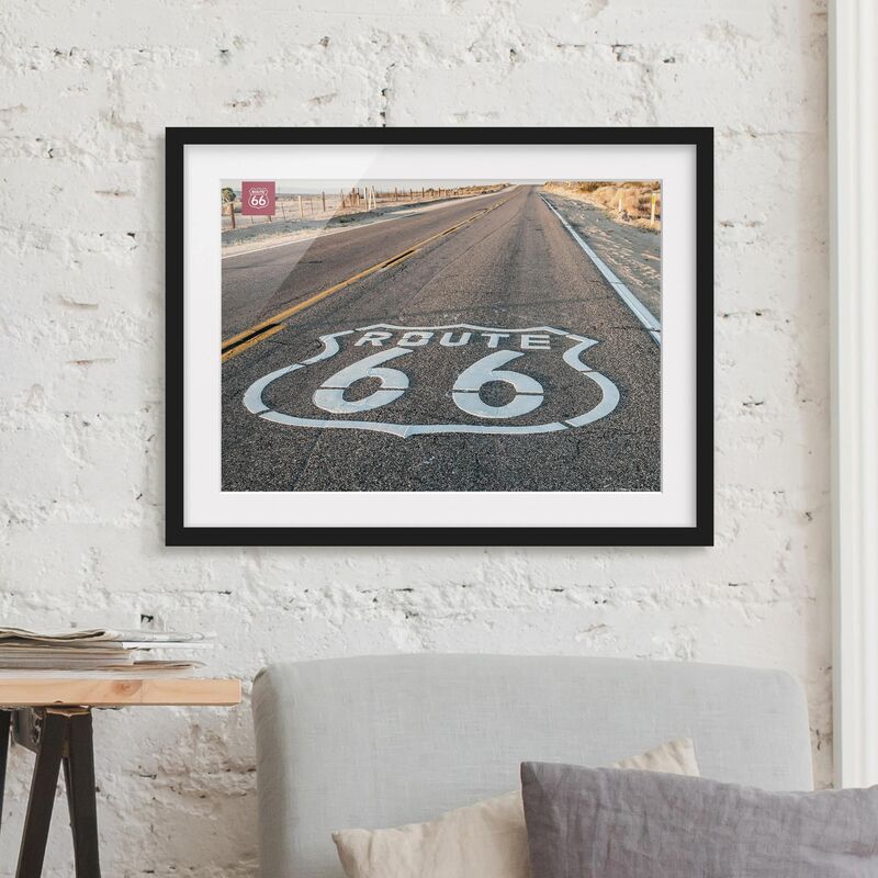 Póster enmarcado - Route 66 - Road Trip Prairie Dimensión LxA: 50cm x 70cm, Marco: Negro
Póster enmarcado - Route 66 - Road Trip Prairie Dimensión LxA: 50cm x 70cm, Marco: Negro