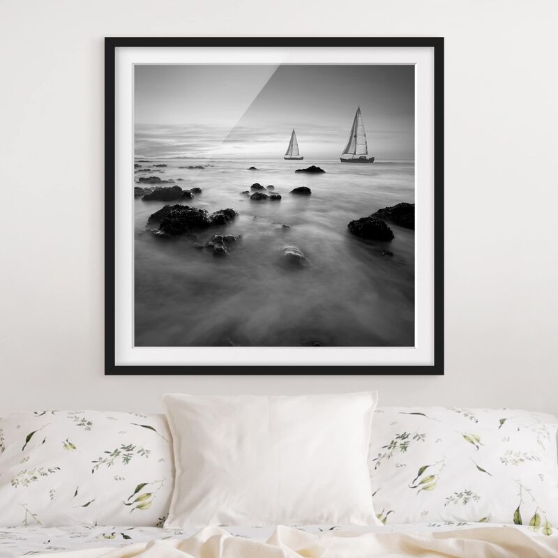 Póster enmarcado - Sailors At The Ocean II Dimensión LxA: 70cm x 70cm, Marco: Negro
Póster enmarcado - Sailors At The Ocean II Dimensión LxA: 70cm x 70cm, Marco: Negro