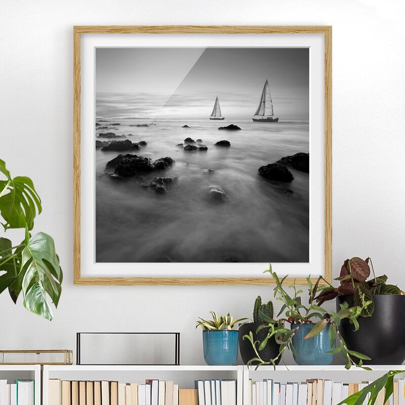 Póster enmarcado - Sailors At The Ocean II Dimensión LxA: 20cm x 20cm, Marco: Roble
Póster enmarcado - Sailors At The Ocean II Dimensión LxA: 20cm x 20cm, Marco: Roble