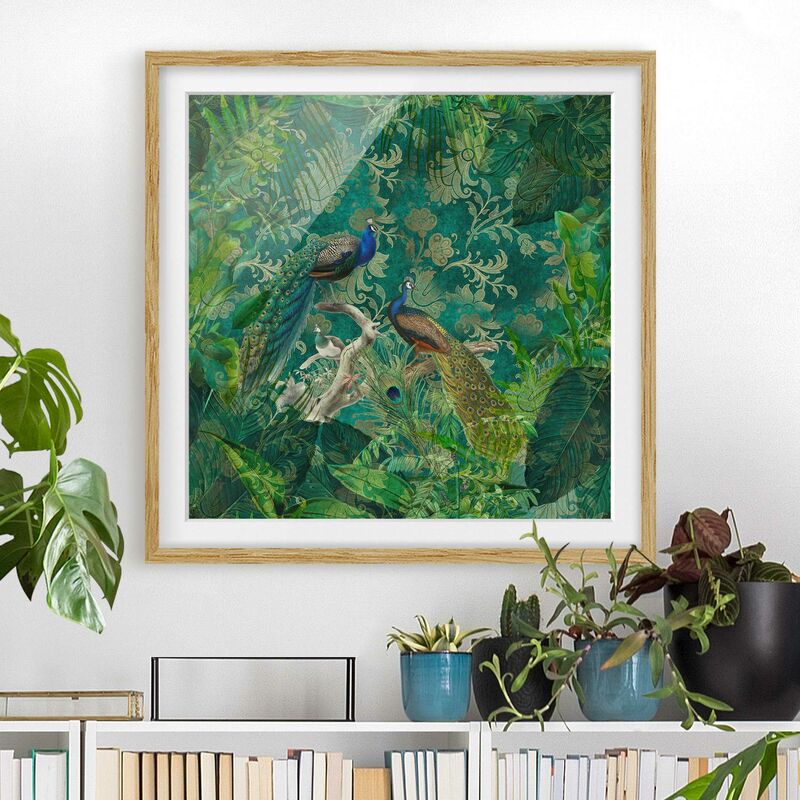 Póster enmarcado - Shabby Chic Collage - Noble Peacock II Dimensión LxA: 70cm x 70cm, Marco: Roble
Póster enmarcado - Shabby Chic Collage - Noble Peacock II Dimensión LxA: 70cm x 70cm, Marco: Roble