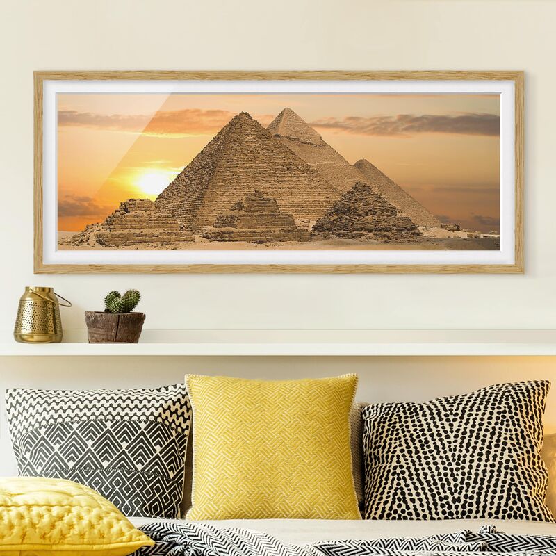 Póster enmarcado - Sogno D'Egitto Dimensión LxA: 40cm x 100cm, Marco: Roble
Póster enmarcado - Sogno D'Egitto Dimensión LxA: 40cm x 100cm, Marco: Roble