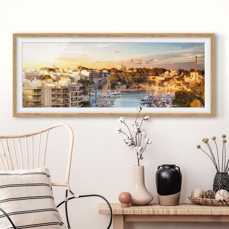 Póster enmarcado - Soleggiato Porto Cristo Dimensión LxA: 40cm x 100cm, Marco: Roble
Póster enmarcado - Soleggiato Porto Cristo Dimensión LxA: 40cm x 100cm, Marco: Roble