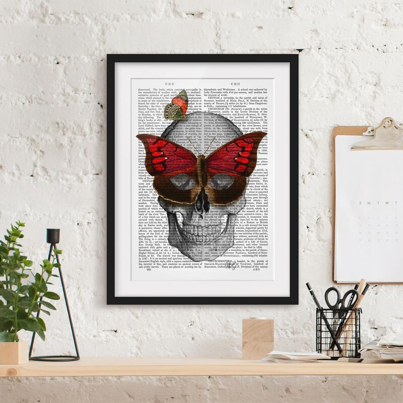 Póster enmarcado - Spaventoso Lettura - Maschera Farfalla Dimensión LxA: 24cm x 18cm, Marco: Negro
Póster enmarcado - Spaventoso Lettura - Maschera Farfalla Dimensión LxA: 24cm x 18cm, Marco: Negro