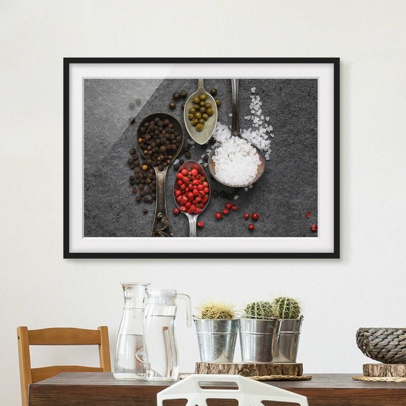 Póster enmarcado - Spezie In Cucchiaio Antichi Dimensión LxA: 70cm x 100cm, Marco: Negro
Póster enmarcado - Spezie In Cucchiaio Antichi Dimensión LxA: 70cm x 100cm, Marco: Negro