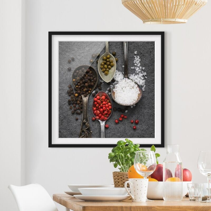 Póster enmarcado - Spezie In Cucchiaio Antichi Dimensión LxA: 30cm x 30cm, Marco: Negro
Póster enmarcado - Spezie In Cucchiaio Antichi Dimensión LxA: 30cm x 30cm, Marco: Negro