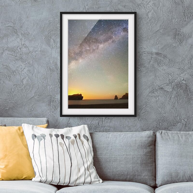 Póster enmarcado - Starry Sky Over The Sea Dimensión LxA: 70cm x 50cm, Marco: Negro
Póster enmarcado - Starry Sky Over The Sea Dimensión LxA: 70cm x 50cm, Marco: Negro