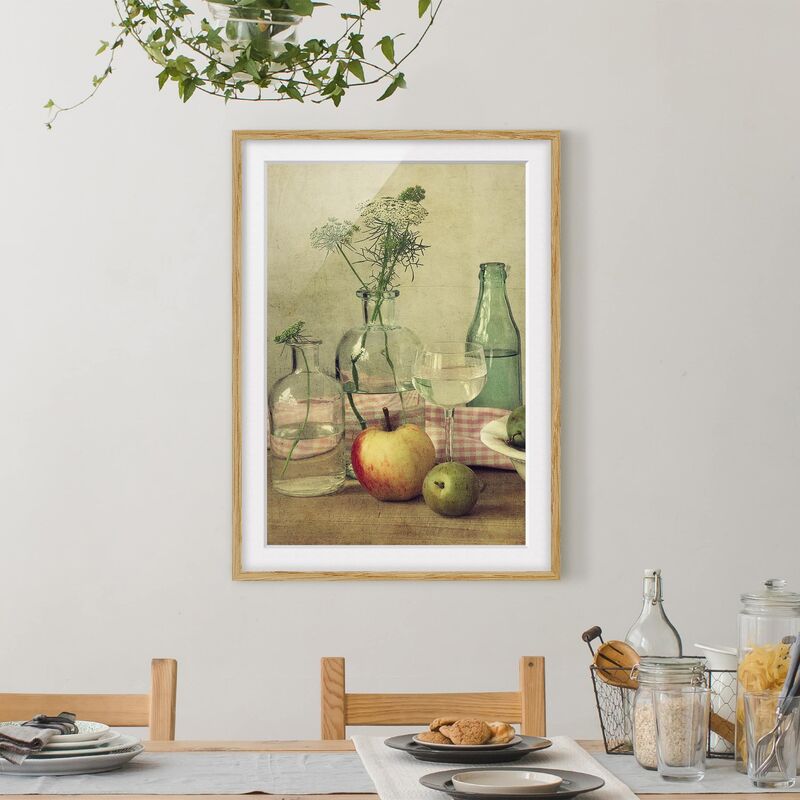 Póster enmarcado - Still Life With Bottles Dimensión LxA: 40cm x 30cm, Marco: Roble
Póster enmarcado - Still Life With Bottles Dimensión LxA: 40cm x 30cm, Marco: Roble
