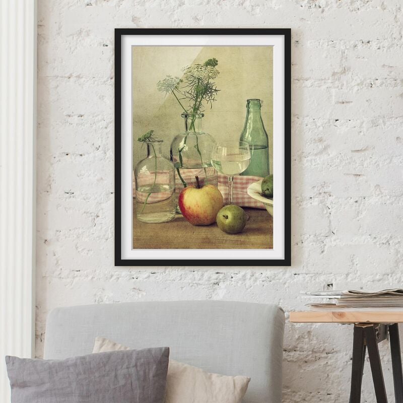 Póster enmarcado - Still Life With Bottles Dimensión LxA: 24cm x 18cm, Marco: Negro
Póster enmarcado - Still Life With Bottles Dimensión LxA: 24cm x 18cm, Marco: Negro