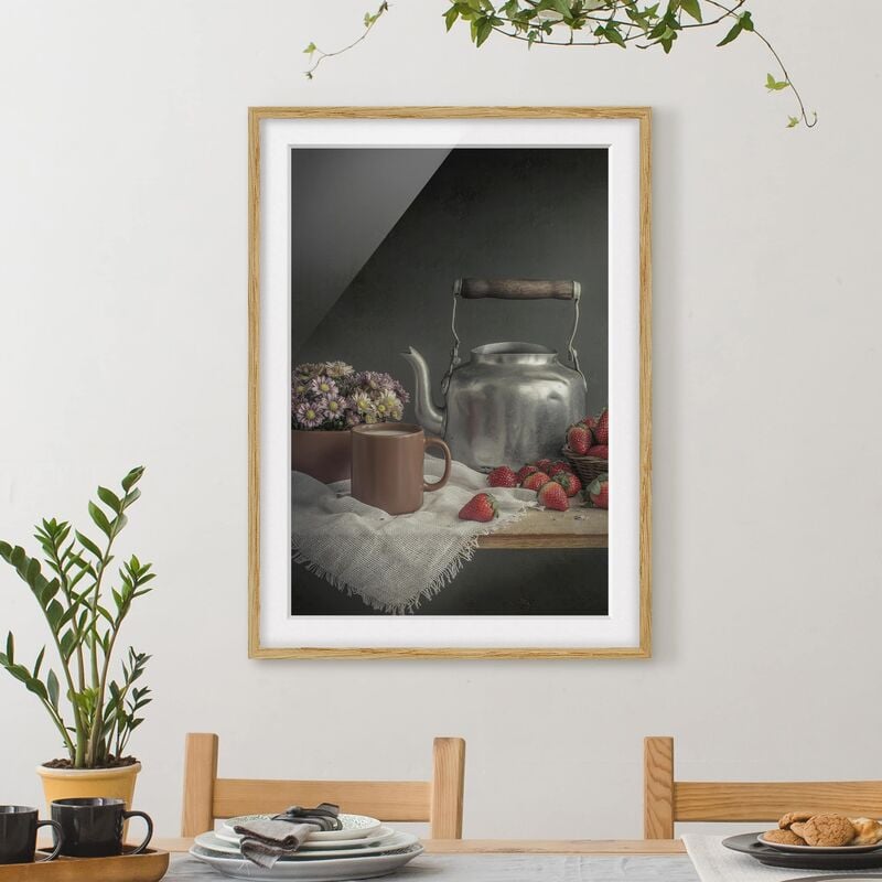Póster enmarcado - Still Life With Strawberries Dimensión LxA: 70cm x 50cm, Marco: Roble
Póster enmarcado - Still Life With Strawberries Dimensión LxA: 70cm x 50cm, Marco: Roble