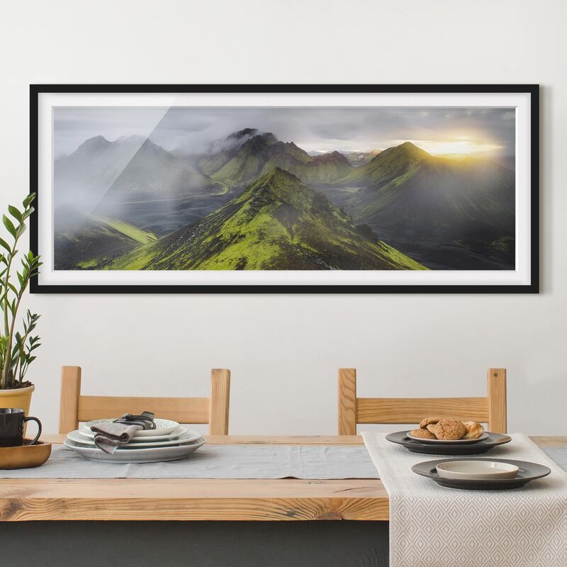 Póster enmarcado - Storkonufell Islanda Dimensión LxA: 30cm x 75cm, Marco: Negro
Póster enmarcado - Storkonufell Islanda Dimensión LxA: 30cm x 75cm, Marco: Negro