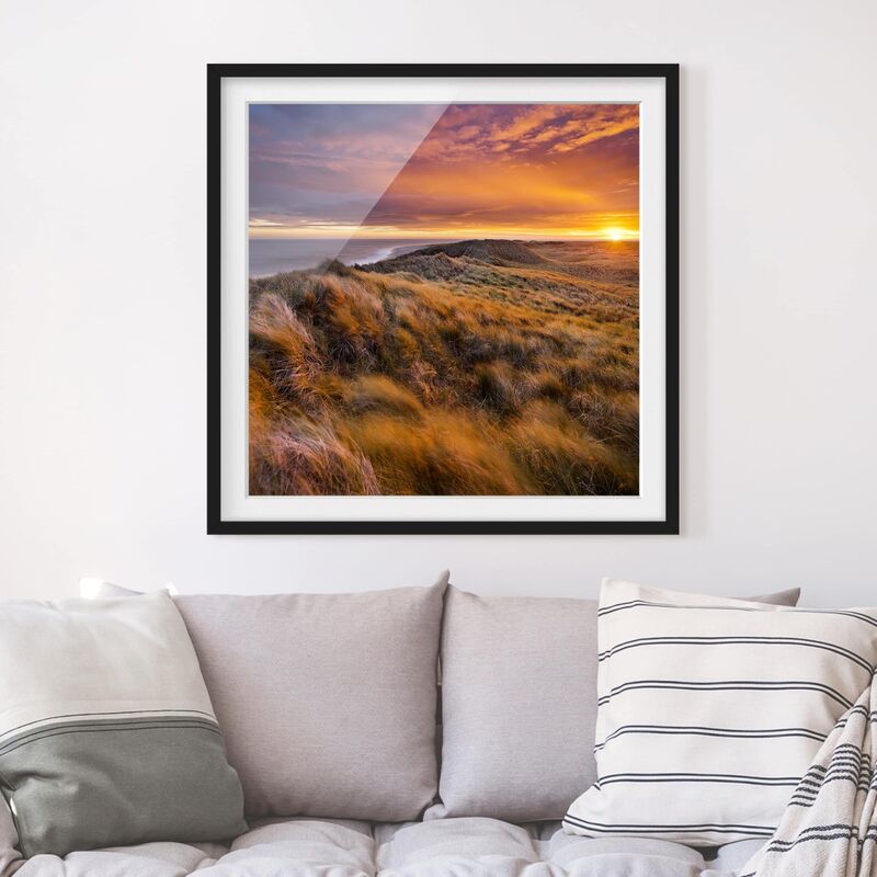 Póster enmarcado - Sunrise On The Beach Of Sylt Dimensión LxA: 20cm x 20cm, Marco: Negro
Póster enmarcado - Sunrise On The Beach Of Sylt Dimensión LxA: 20cm x 20cm, Marco: Negro