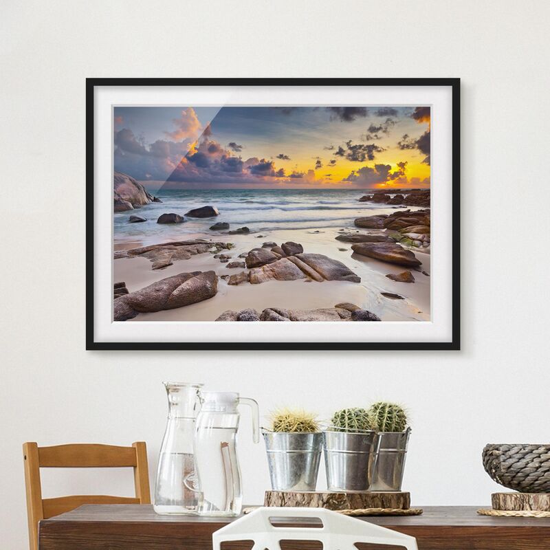 Póster enmarcado - Sunrise Beach In Thailand Dimensión LxA: 30cm x 40cm, Marco: Negro
Póster enmarcado - Sunrise Beach In Thailand Dimensión LxA: 30cm x 40cm, Marco: Negro