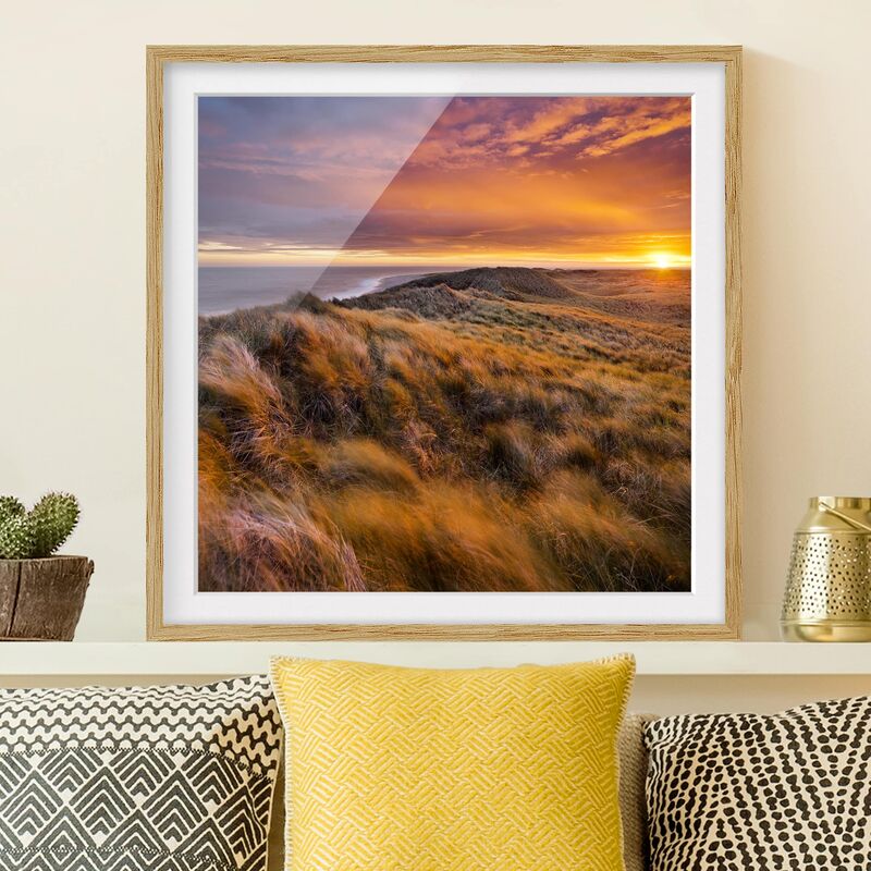 Póster enmarcado - Sunrise On The Beach Of Sylt Dimensión LxA: 20cm x 20cm, Marco: Roble
Póster enmarcado - Sunrise On The Beach Of Sylt Dimensión LxA: 20cm x 20cm, Marco: Roble