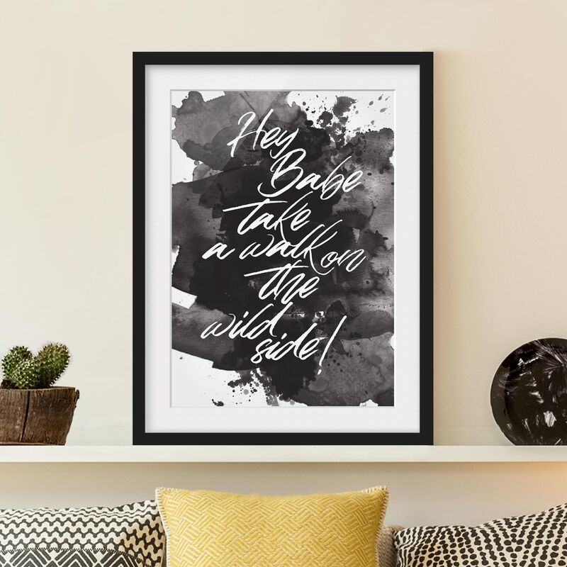 Póster enmarcado - Take A Walk On The Wild Side Dimensión LxA: 100cm x 70cm, Marco: Negro
Póster enmarcado - Take A Walk On The Wild Side Dimensión LxA: 100cm x 70cm, Marco: Negro