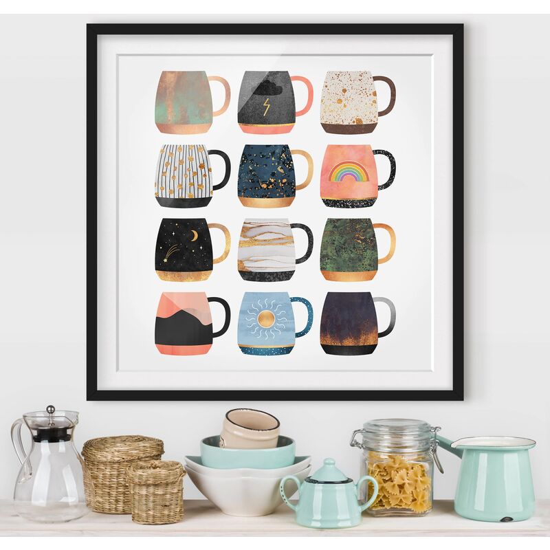 Póster enmarcado - Tazza preferita con oro Dimensión LxA: 30cm x 30cm, Marco: Negro
Póster enmarcado - Tazza preferita con oro Dimensión LxA: 30cm x 30cm, Marco: Negro