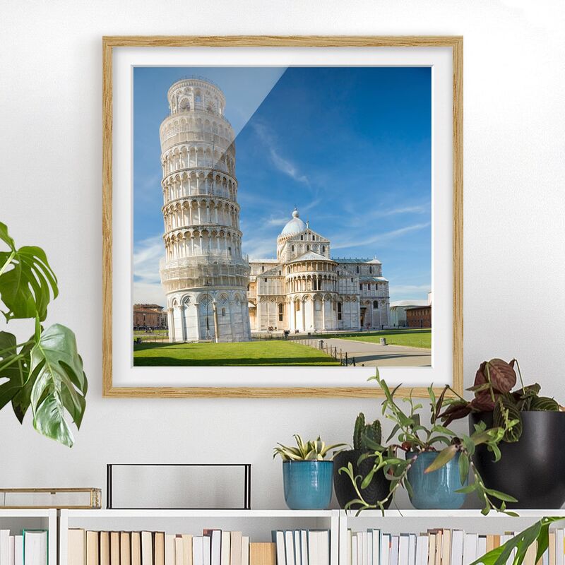 Póster enmarcado - The Leaning Tower Of Pisa Dimensión LxA: 30cm x 30cm, Marco: Roble
Póster enmarcado - The Leaning Tower Of Pisa Dimensión LxA: 30cm x 30cm, Marco: Roble