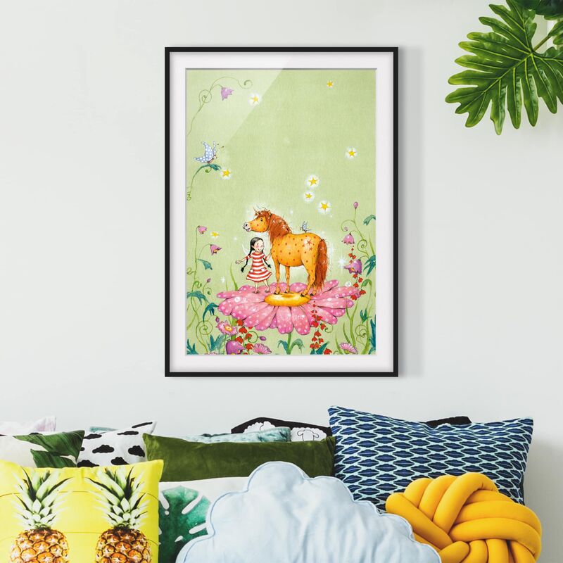 Póster enmarcado - The Magic Pony On The Flower Dimensión LxA: 100cm x 70cm, Marco: Negro
Póster enmarcado - The Magic Pony On The Flower Dimensión LxA: 100cm x 70cm, Marco: Negro