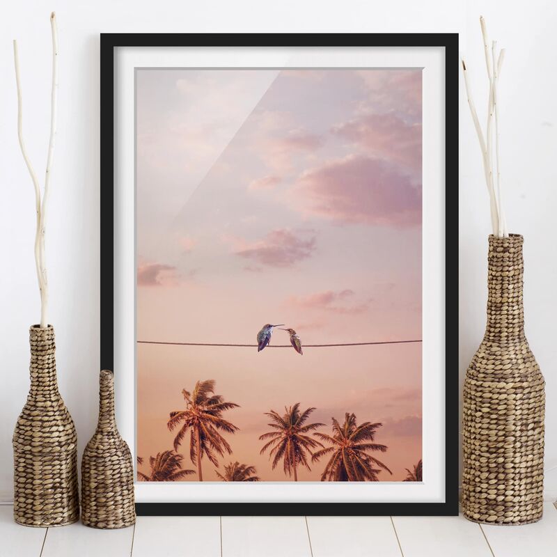 Póster enmarcado - Tramonto Con Hummingbird Dimensión LxA: 100cm x 70cm, Marco: Negro
Póster enmarcado - Tramonto Con Hummingbird Dimensión LxA: 100cm x 70cm, Marco: Negro