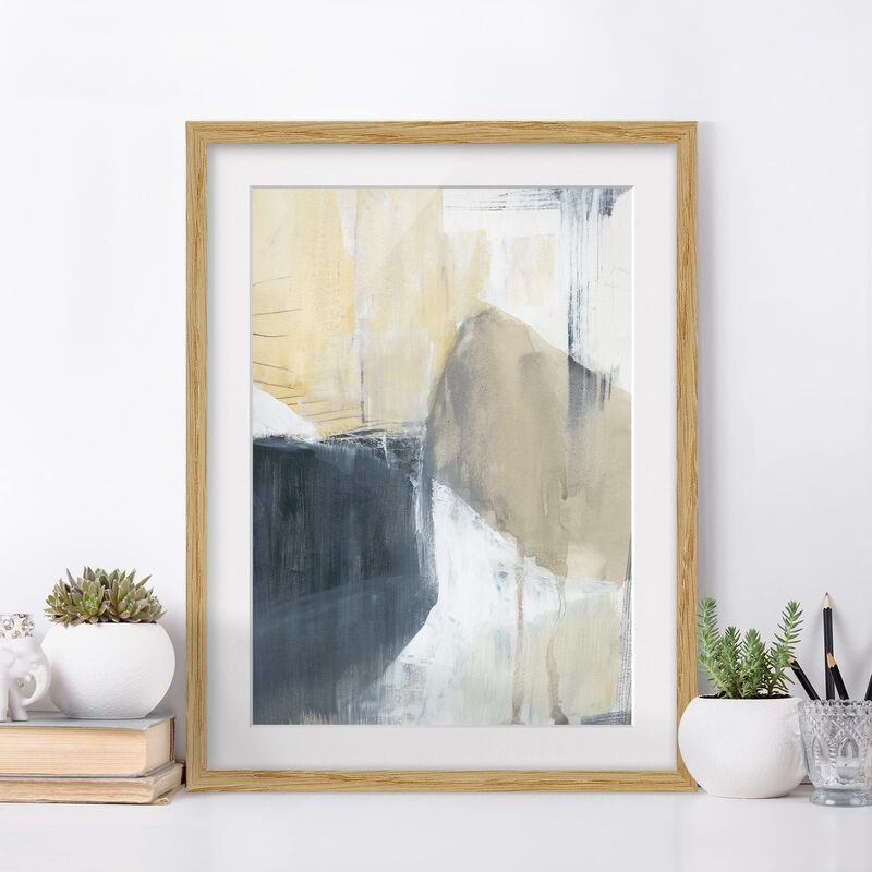 Póster enmarcado - Triade Con Tiger Eye I Dimensión LxA: 70cm x 50cm, Marco: Roble
Póster enmarcado - Triade Con Tiger Eye I Dimensión LxA: 70cm x 50cm, Marco: Roble