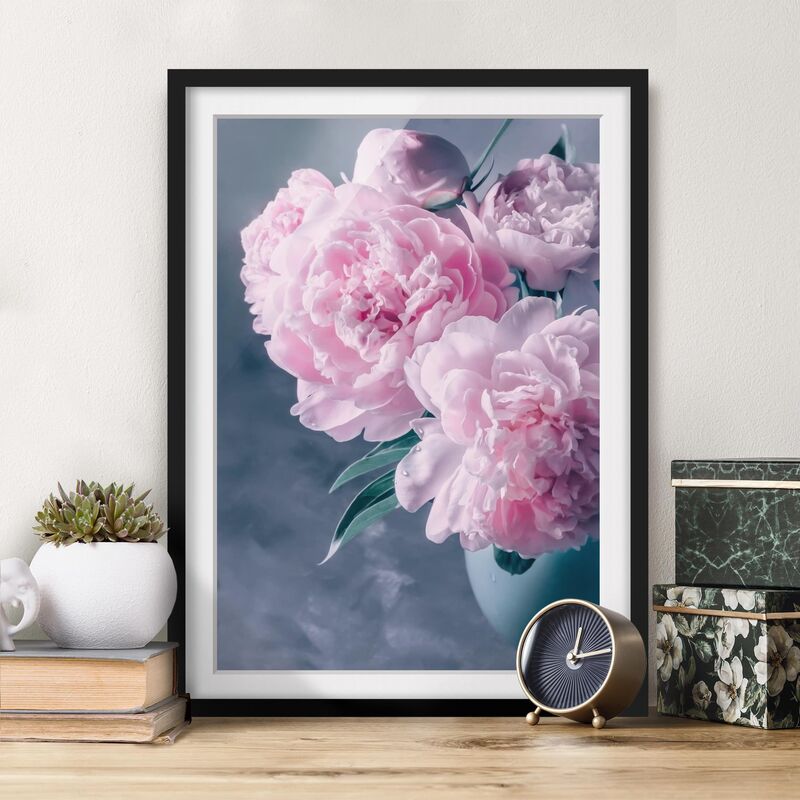 Póster enmarcado - Vaso di peonie rosa Shabby Dimensión LxA: 24cm x 18cm, Marco: Negro
Póster enmarcado - Vaso di peonie rosa Shabby Dimensión LxA: 24cm x 18cm, Marco: Negro
