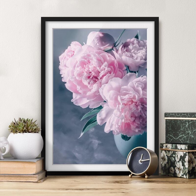 Póster enmarcado - Vaso di peonie rosa Shabby Dimensión LxA: 24cm x 18cm, Marco: Negro
Póster enmarcado - Vaso di peonie rosa Shabby Dimensión LxA: 24cm x 18cm, Marco: Negro
