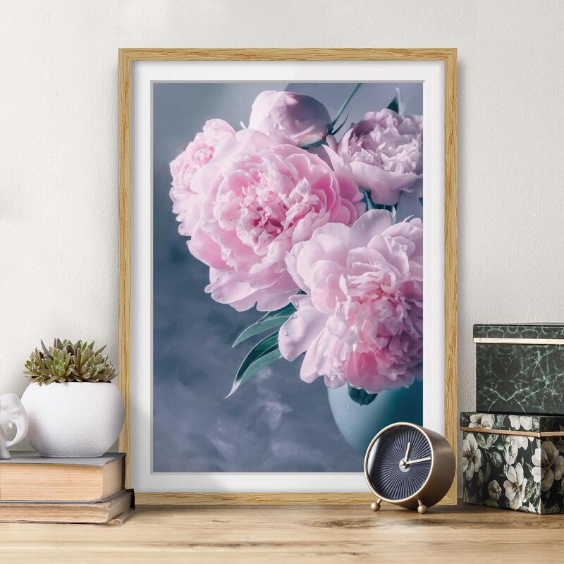 Póster enmarcado - Vaso di peonie rosa Shabby Dimensión LxA: 100cm x 70cm, Marco: Roble
Póster enmarcado - Vaso di peonie rosa Shabby Dimensión LxA: 100cm x 70cm, Marco: Roble