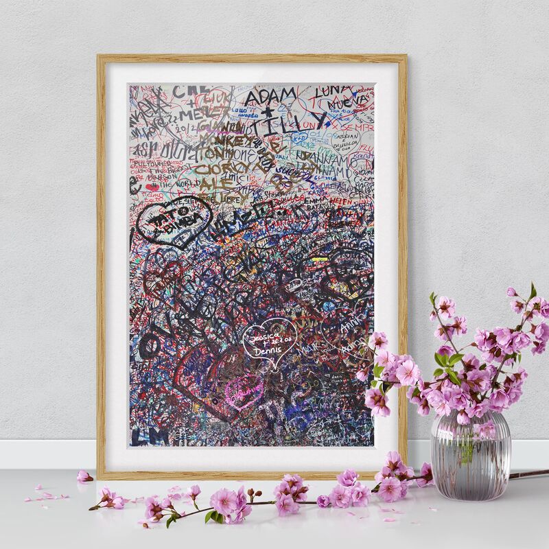 Póster enmarcado - Verona - Romeo & Juliet Dimensión LxA: 100cm x 70cm, Marco: Roble
Póster enmarcado - Verona - Romeo & Juliet Dimensión LxA: 100cm x 70cm, Marco: Roble