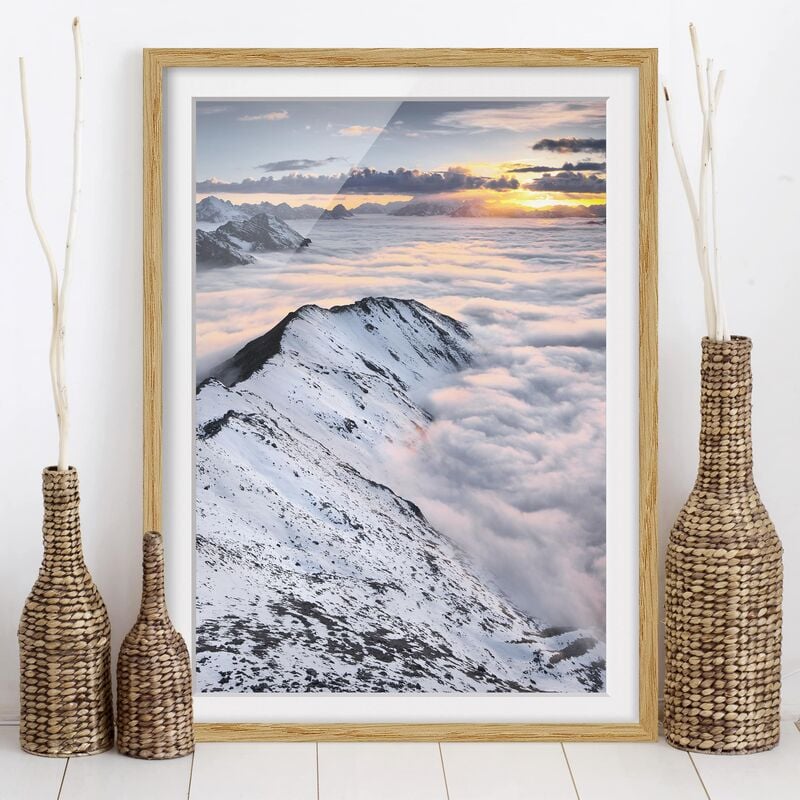 Póster enmarcado - View Of Clouds And Mountains Dimensión LxA: 70cm x 50cm, Marco: Roble
Póster enmarcado - View Of Clouds And Mountains Dimensión LxA: 70cm x 50cm, Marco: Roble