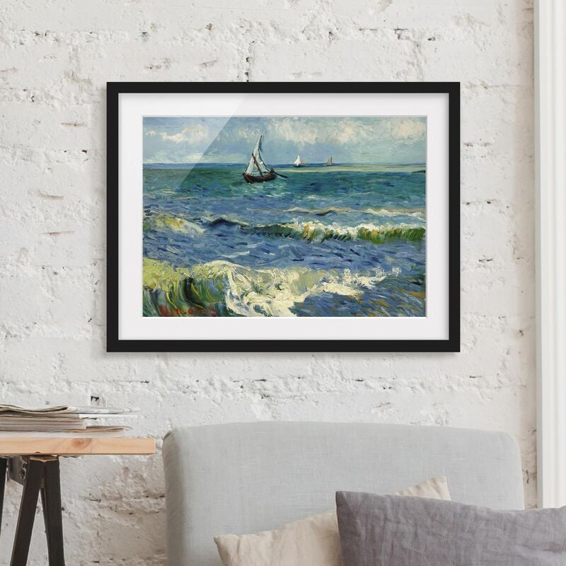 Póster enmarcado - Vincent Van Gogh - Seascape Dimensión LxA: 40cm x 55cm, Marco: Negro
Póster enmarcado - Vincent Van Gogh - Seascape Dimensión LxA: 40cm x 55cm, Marco: Negro