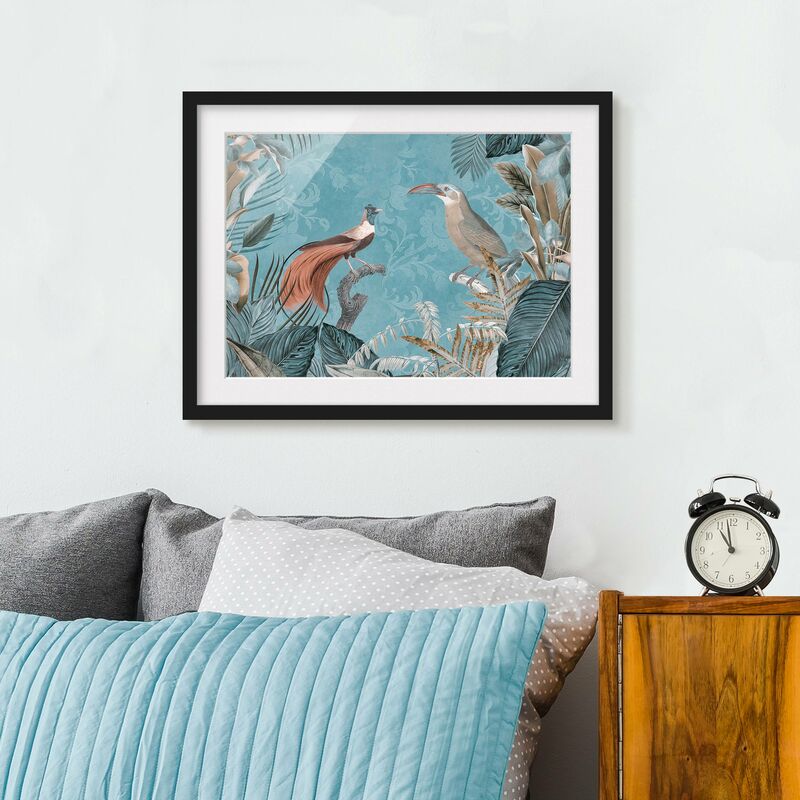 Póster enmarcado - Vintage Collage - Birds Of Paradise Dimensión LxA: 18cm x 24cm, Marco: Negro
Póster enmarcado - Vintage Collage - Birds Of Paradise Dimensión LxA: 18cm x 24cm, Marco: Negro