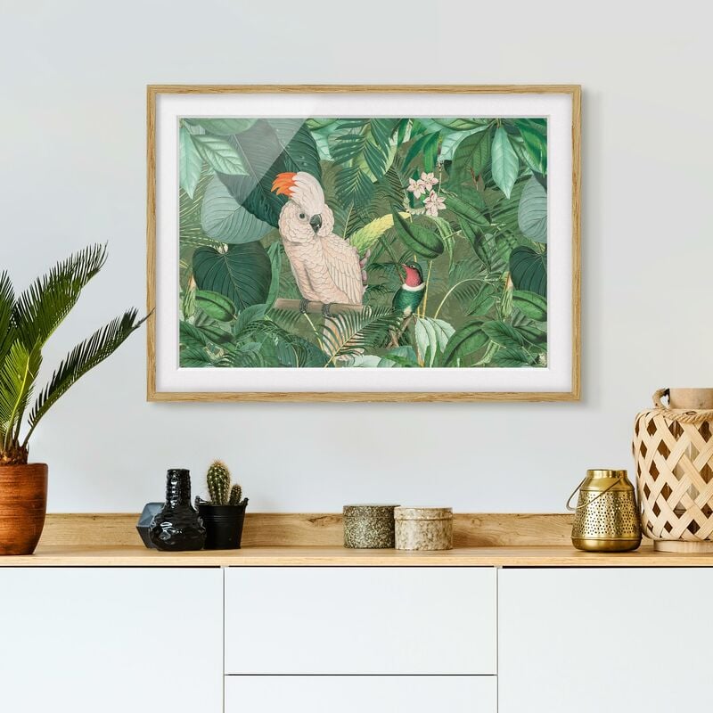 Póster enmarcado - Vintage Collage - Cockatoo E Hummingbird Dimensión LxA: 18cm x 24cm, Marco: Roble
Póster enmarcado - Vintage Collage - Cockatoo E Hummingbird Dimensión LxA: 18cm x 24cm, Marco: Roble