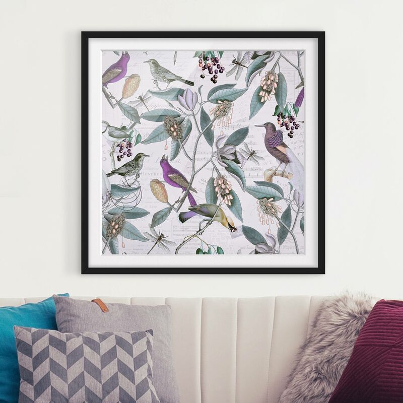 Póster enmarcado - Vintage Collage - Nostalgic Birds Dimensión LxA: 70cm x 70cm, Marco: Negro
Póster enmarcado - Vintage Collage - Nostalgic Birds Dimensión LxA: 70cm x 70cm, Marco: Negro