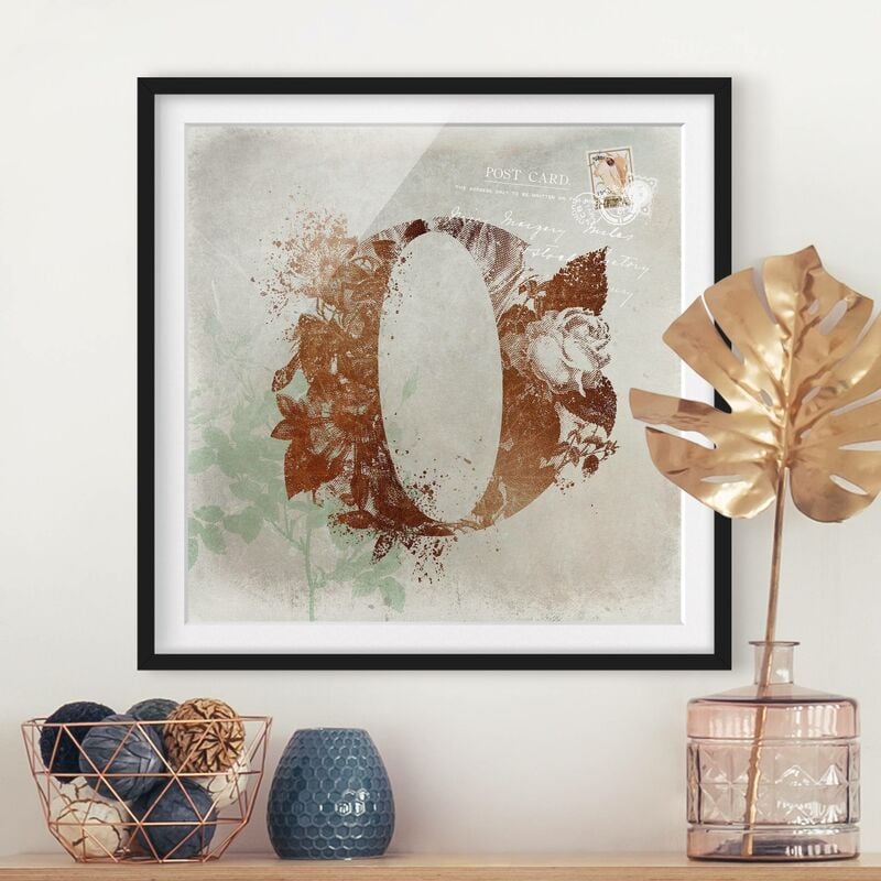 Póster enmarcado - Vintage oro Alfabeto Lettera O Dimensión LxA: 20cm x 20cm, Marco: Negro
Póster enmarcado - Vintage oro Alfabeto Lettera O Dimensión LxA: 20cm x 20cm, Marco: Negro