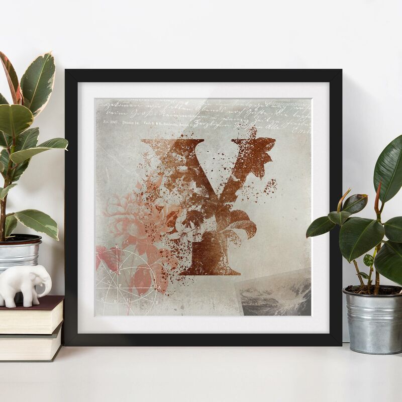 Póster enmarcado - Vintage oro Alfabeto Lettera Y Dimensión LxA: 70cm x 70cm, Marco: Negro
Póster enmarcado - Vintage oro Alfabeto Lettera Y Dimensión LxA: 70cm x 70cm, Marco: Negro