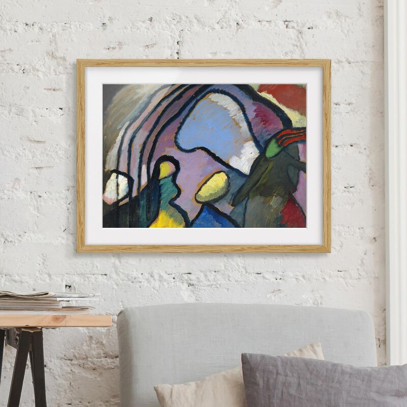 Póster enmarcado - Wassily Kandinsky - Improvisation Dimensión LxA: 18cm x 24cm, Marco: Roble
Póster enmarcado - Wassily Kandinsky - Improvisation Dimensión LxA: 18cm x 24cm, Marco: Roble