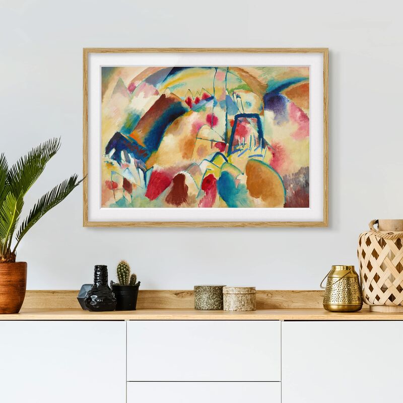 Póster enmarcado - Wassily Kandinsky - Landscape With Church Dimensión LxA: 70cm x 100cm, Marco: Roble
Póster enmarcado - Wassily Kandinsky - Landscape With Church Dimensión LxA: 70cm x 100cm, Marco: Roble