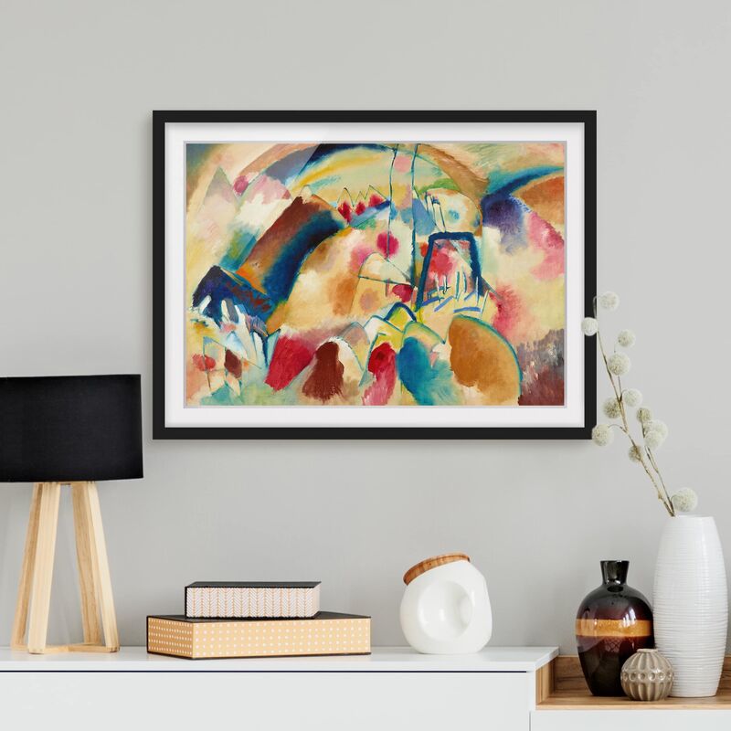 Póster enmarcado - Wassily Kandinsky - Landscape With Church Dimensión LxA: 50cm x 70cm, Marco: Negro
Póster enmarcado - Wassily Kandinsky - Landscape With Church Dimensión LxA: 50cm x 70cm, Marco: Negro