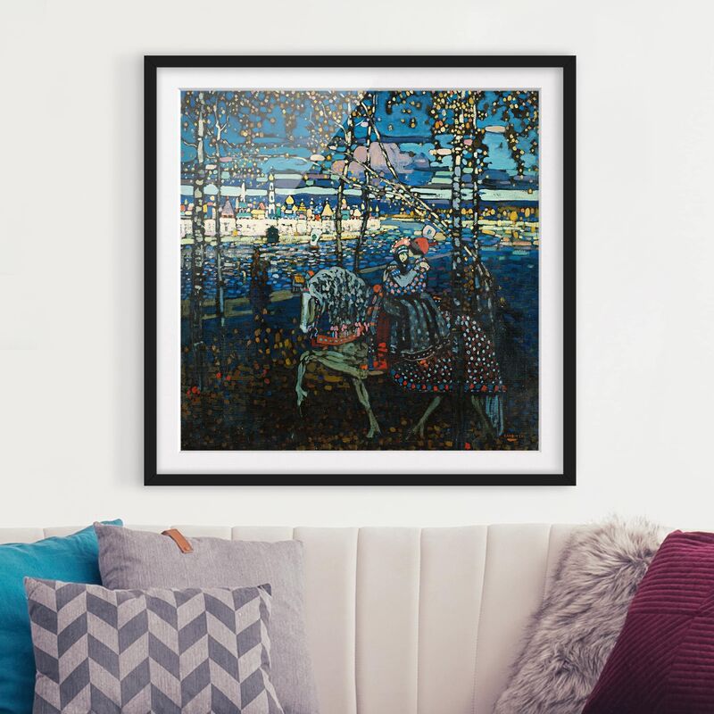 Póster enmarcado - Wassily Kandinsky - Riding Couple Dimensión LxA: 30cm x 30cm, Marco: Negro
Póster enmarcado - Wassily Kandinsky - Riding Couple Dimensión LxA: 30cm x 30cm, Marco: Negro