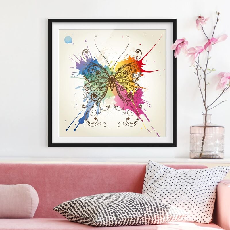 Póster enmarcado - Watercolor Butterfly Dimensión LxA: 50cm x 50cm, Marco: Negro
Póster enmarcado - Watercolor Butterfly Dimensión LxA: 50cm x 50cm, Marco: Negro