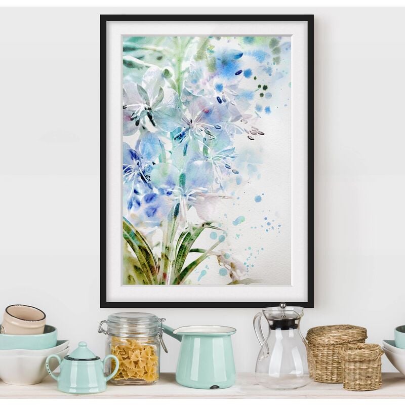 Póster enmarcado - Watercolor Flowers Lilies Dimensión LxA: 100cm x 70cm, Marco: Negro
Póster enmarcado - Watercolor Flowers Lilies Dimensión LxA: 100cm x 70cm, Marco: Negro