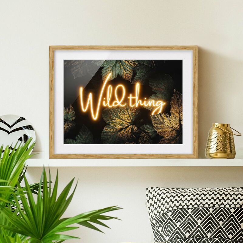 Póster enmarcado - Wild Thing Golden Leaves Dimensión LxA: 50cm x 70cm, Marco: Roble
Póster enmarcado - Wild Thing Golden Leaves Dimensión LxA: 50cm x 70cm, Marco: Roble
