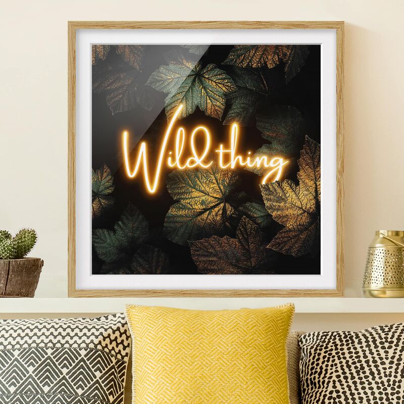 Póster enmarcado - Wild Thing Golden Leaves Dimensión LxA: 30cm x 30cm, Marco: Roble
Póster enmarcado - Wild Thing Golden Leaves Dimensión LxA: 30cm x 30cm, Marco: Roble