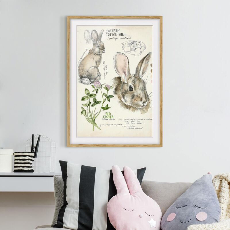 Póster enmarcado - Wilderness Journal - Coniglio Dimensión LxA: 55cm x 40cm, Marco: Roble
Póster enmarcado - Wilderness Journal - Coniglio Dimensión LxA: 55cm x 40cm, Marco: Roble