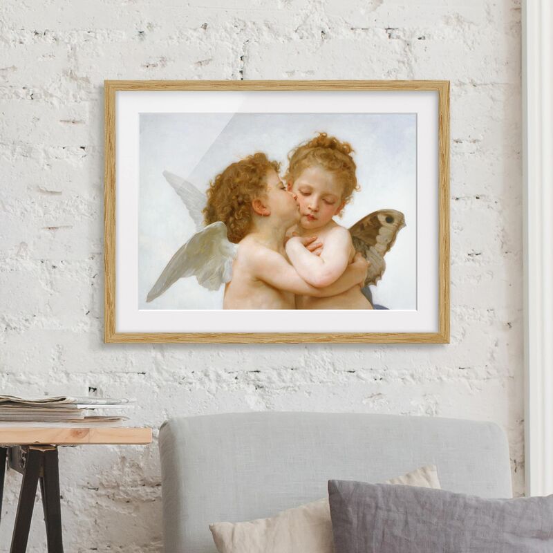 Póster enmarcado - William Adolphe Bouguereau - Il primo Bacio Dimensión LxA: 30cm x 40cm, Marco: Roble
Póster enmarcado - William Adolphe Bouguereau - Il primo Bacio Dimensión LxA: 30cm x 40cm, Marco: Roble