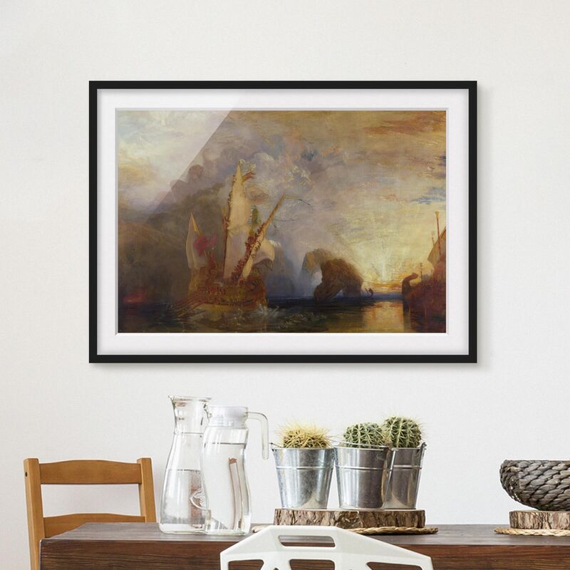 Póster enmarcado - William Turner - Odysseus Dimensión LxA: 18cm x 24cm, Marco: Negro
Póster enmarcado - William Turner - Odysseus Dimensión LxA: 18cm x 24cm, Marco: Negro