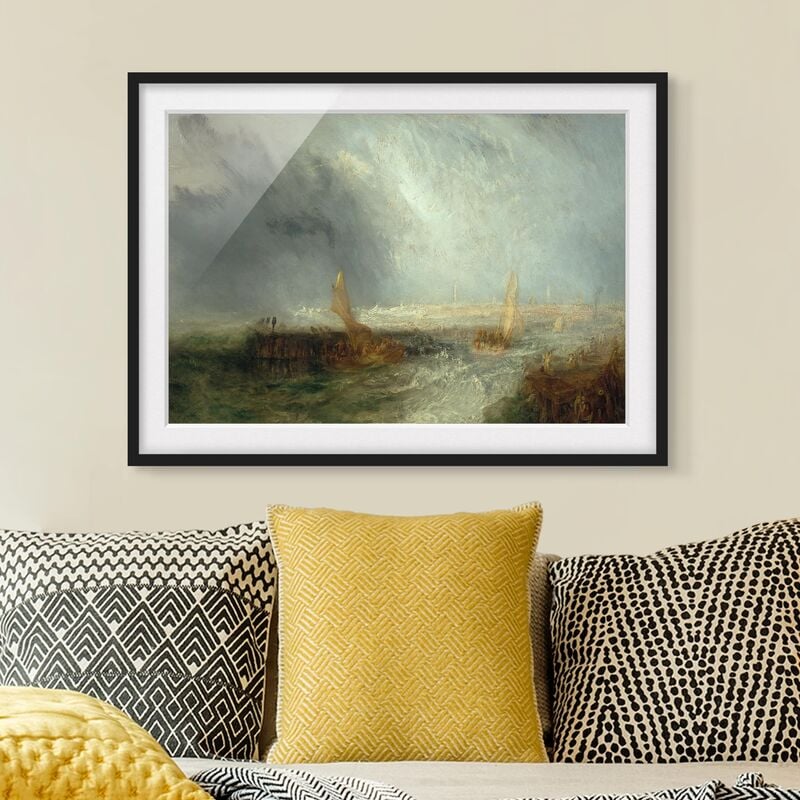 Póster enmarcado - William Turner - Ostend Dimensión LxA: 18cm x 24cm, Marco: Negro
Póster enmarcado - William Turner - Ostend Dimensión LxA: 18cm x 24cm, Marco: Negro