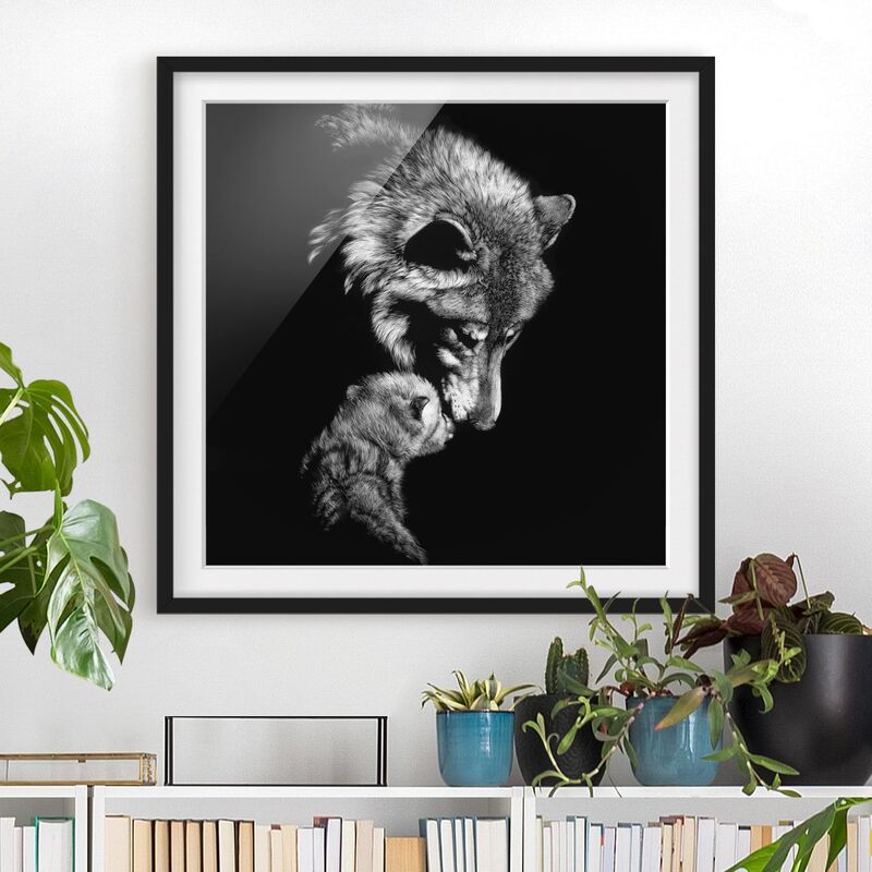 Póster enmarcado - Wolf In The Dark Dimensión LxA: 30cm x 30cm, Marco: Negro
Póster enmarcado - Wolf In The Dark Dimensión LxA: 30cm x 30cm, Marco: Negro