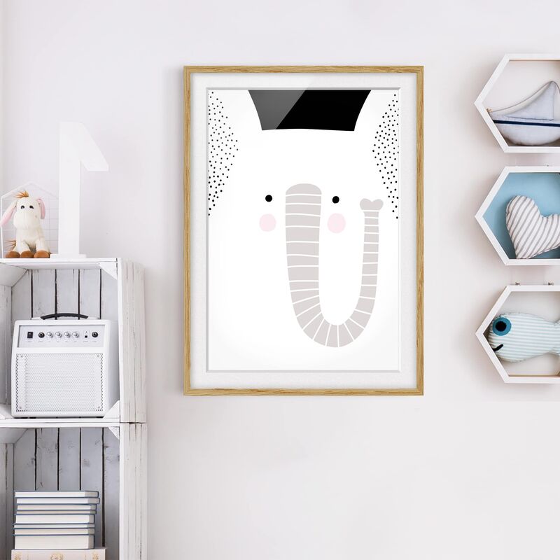 Póster enmarcado - Zoo Con I Modelli - Elefante Dimensión LxA: 40cm x 30cm, Marco: Roble
Póster enmarcado - Zoo Con I Modelli - Elefante Dimensión LxA: 40cm x 30cm, Marco: Roble