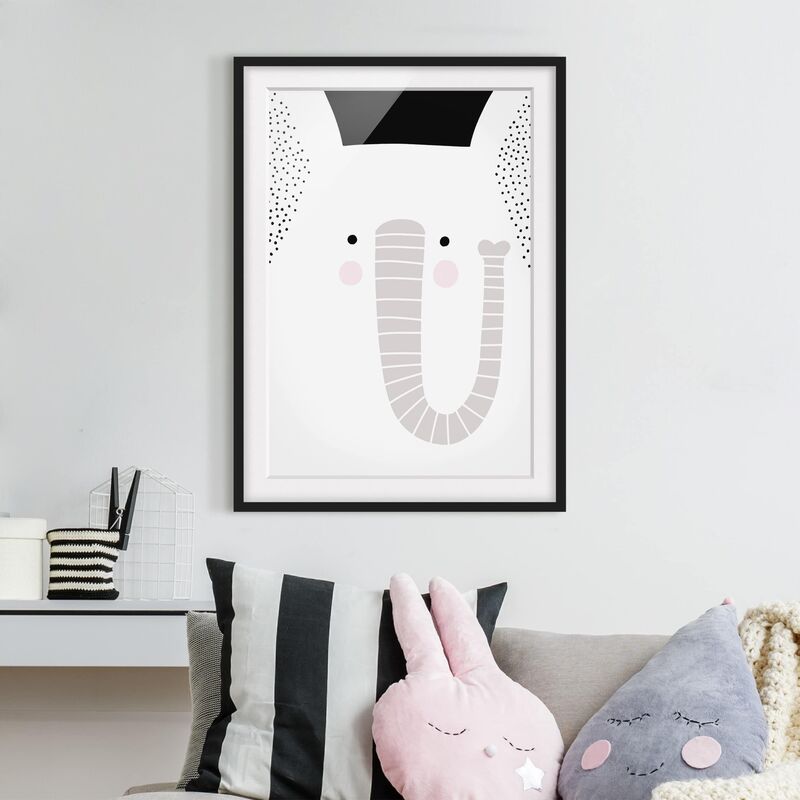 Póster enmarcado - Zoo Con I Modelli - Elefante Dimensión LxA: 100cm x 70cm, Marco: Negro
Póster enmarcado - Zoo Con I Modelli - Elefante Dimensión LxA: 100cm x 70cm, Marco: Negro