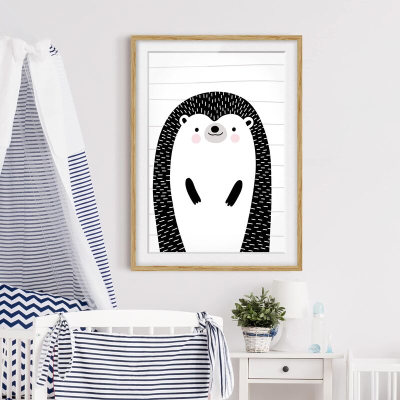 Póster enmarcado - Zoo Con I Modelli - Hedgehog Dimensión LxA: 55cm x 40cm, Marco: Roble
Póster enmarcado - Zoo Con I Modelli - Hedgehog Dimensión LxA: 55cm x 40cm, Marco: Roble